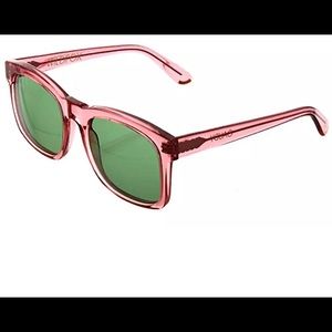 WILDFOX GAUDY ROSEWATER SUNGLASSES & CASE NWT